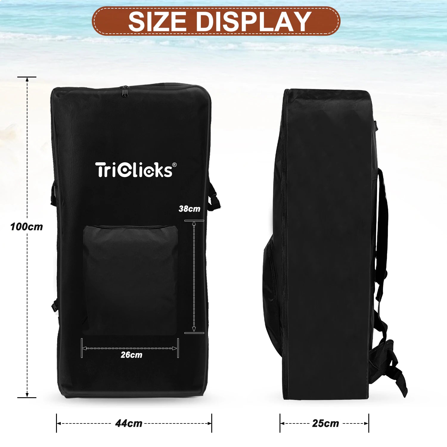 Triclicks Stand Up Paddle Board Holder Cover - Ripple Boards