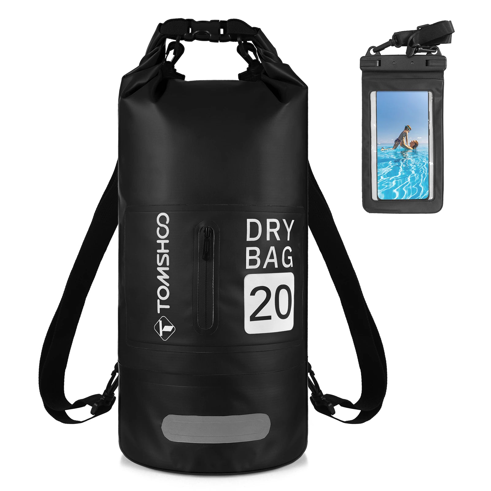 Tomshoo Waterproof Dry Bag 10L/20L - Ripple Boards