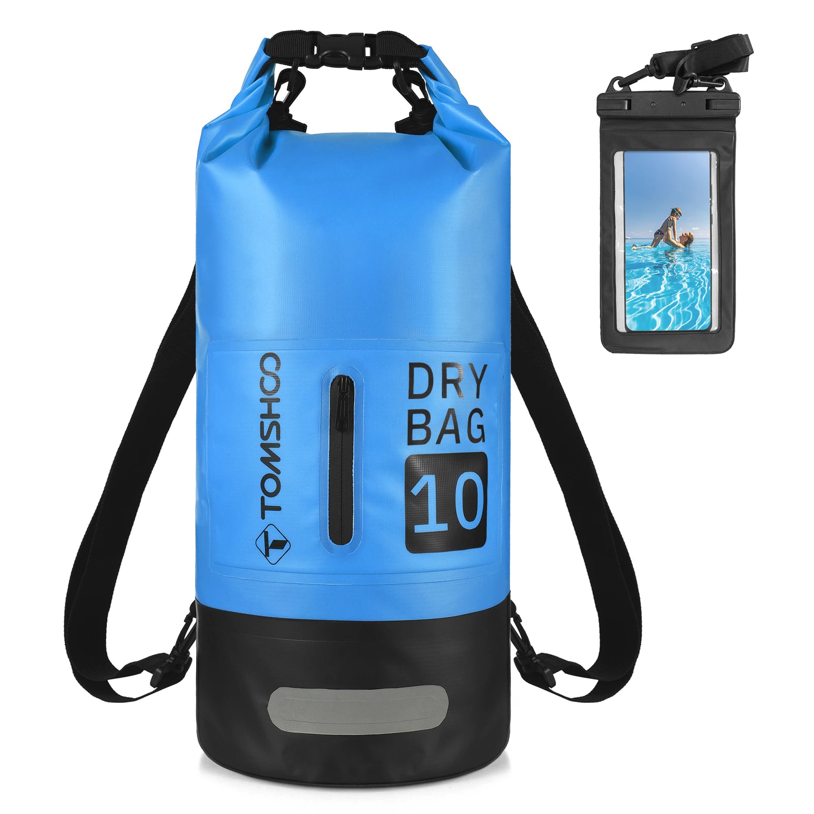 Tomshoo Waterproof Dry Bag 10L/20L - Ripple Boards