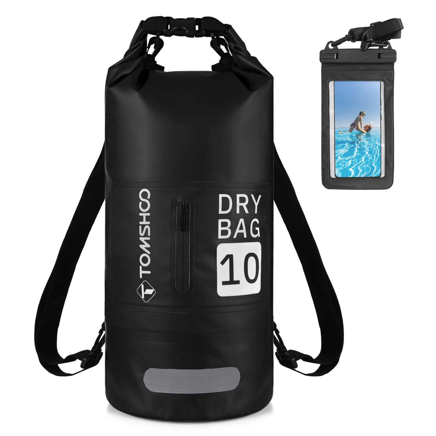 Tomshoo Waterproof Dry Bag 10L/20L - Ripple Boards