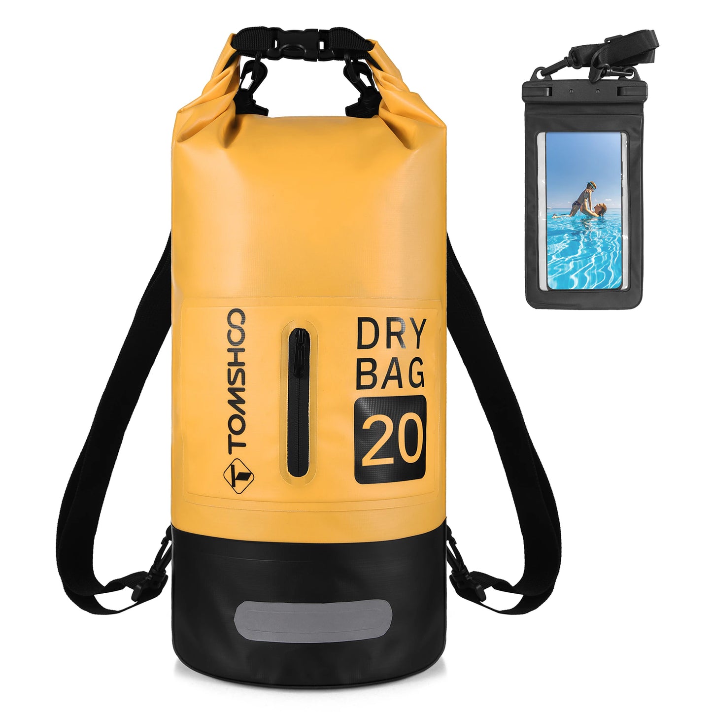 Tomshoo Waterproof Dry Bag 10L/20L - Ripple Boards