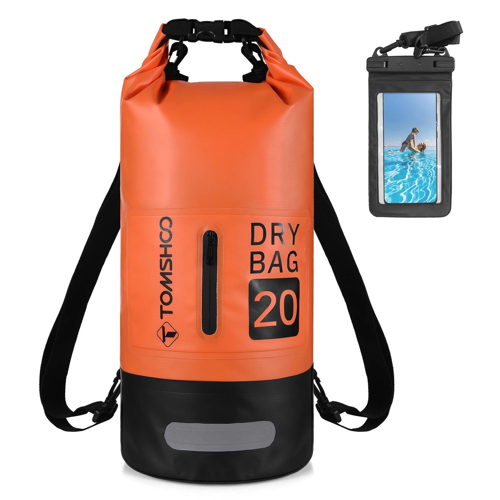 Tomshoo Waterproof Dry Bag 10L/20L - Ripple Boards